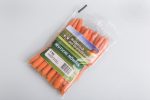 Emballage de carottes - Sachet en film plastique